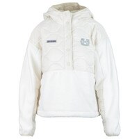 Women's Columbia u-state quilted fleece white hooded jacket